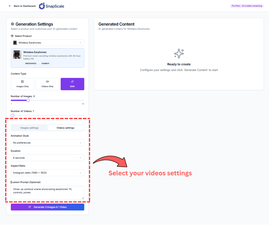 Video Configuration